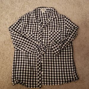 Levi's plaid shirt size 4